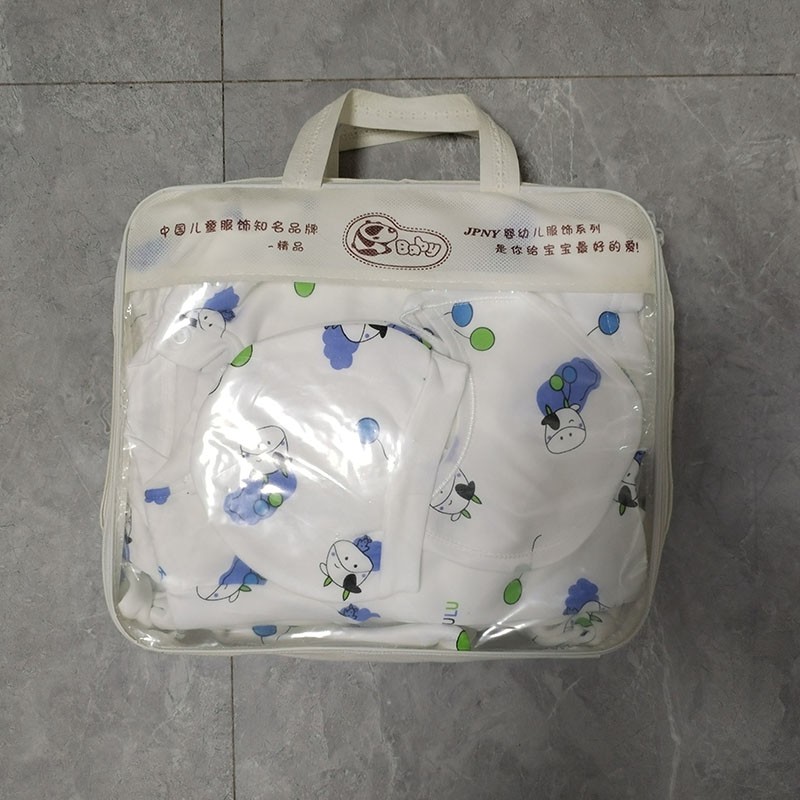 Newborn Winter Wear Supplier - 12 Pcs Cartoon Printing Keep Warm Baby Suit Sets