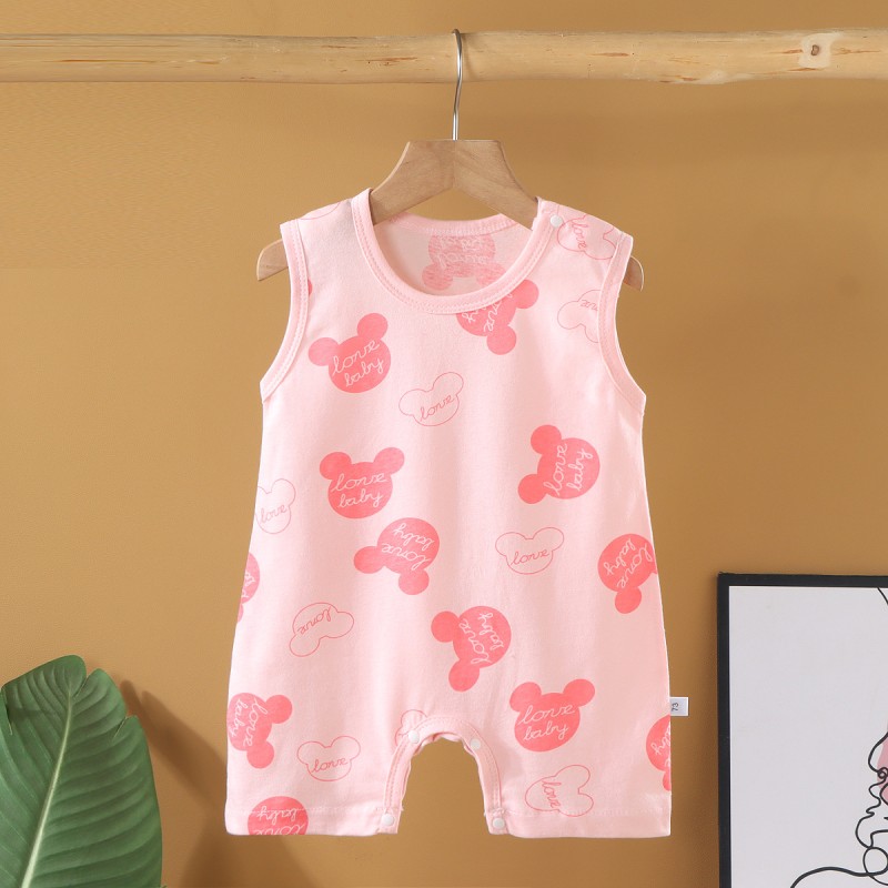 Baby Romper Supplier - Cotton Funny Light Envelope Sleeveless Knitted Outfit 0-18M