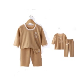 Toddler Girl Clothes Supplier - Wholesale Summer Outfit Long Sleeve Pajamas for Kids