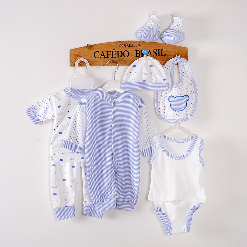 Newborn Layette Set Supplier - Bulk 8-Piece Essential Baby Clothes Infant Gift