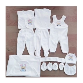 Newborn Layette Set Factory - 11-Piece Gender Neutral Clothes & Accessories 0-6m