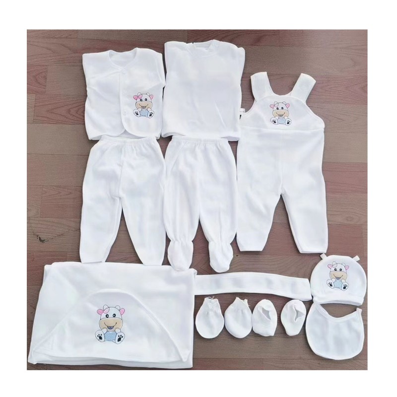 Newborn Layette Set Factory - 11-Piece Gender Neutral Clothes & Accessories 0-6m