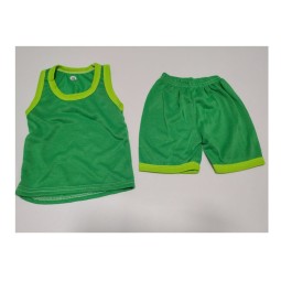 Baby Clothes Set Manufacturer - 2-Piece Summer Sleeveless Tops Shorts Unisex Outfits