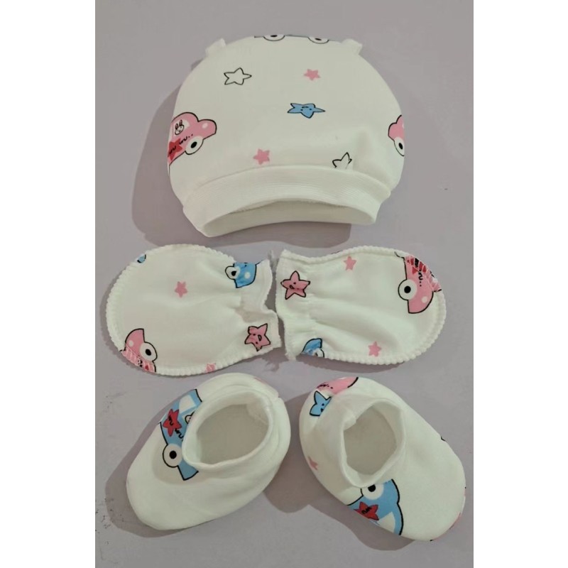 Baby Accessories Set Manufacturer - No Scratch Mittens and Socks Sets Multicolor Set