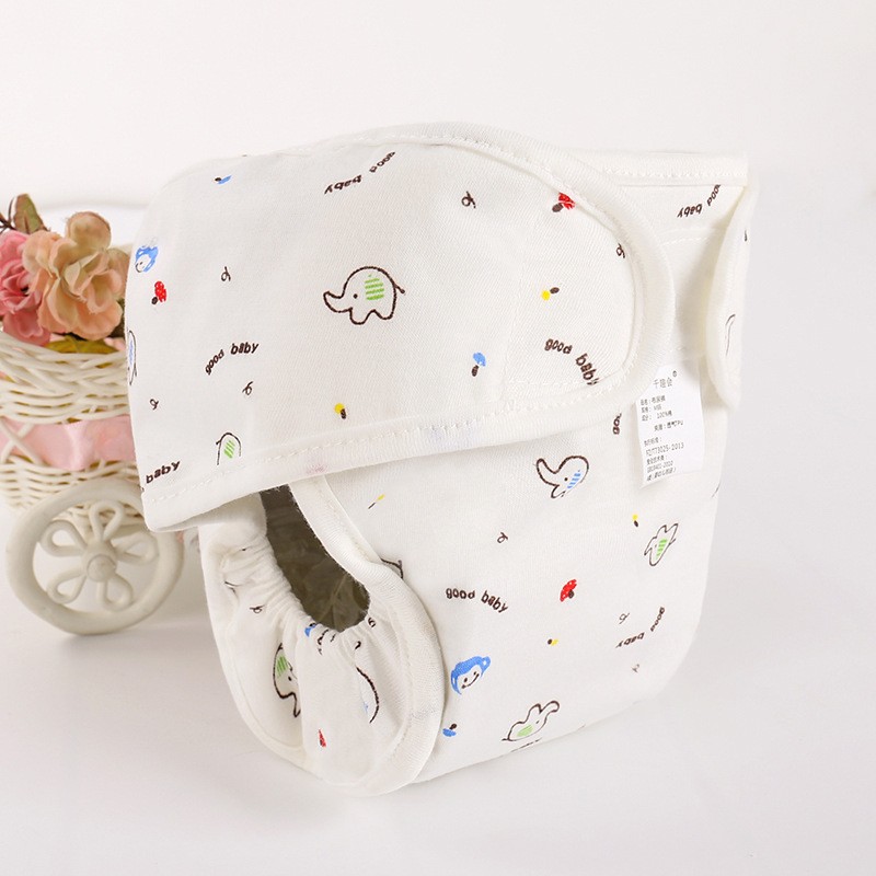 Adjustable Baby Pants Supplier - Printed Reusable Underwear 100% Cotton Potty Training