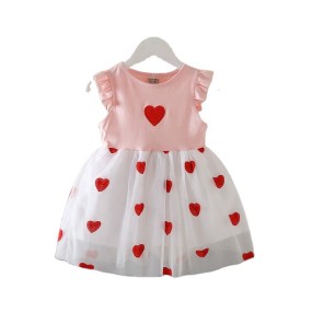 Little Girl Dresses Supplier - 1-7 Years Sleeveless Unicorn Tutu Dress Tulle Skirt