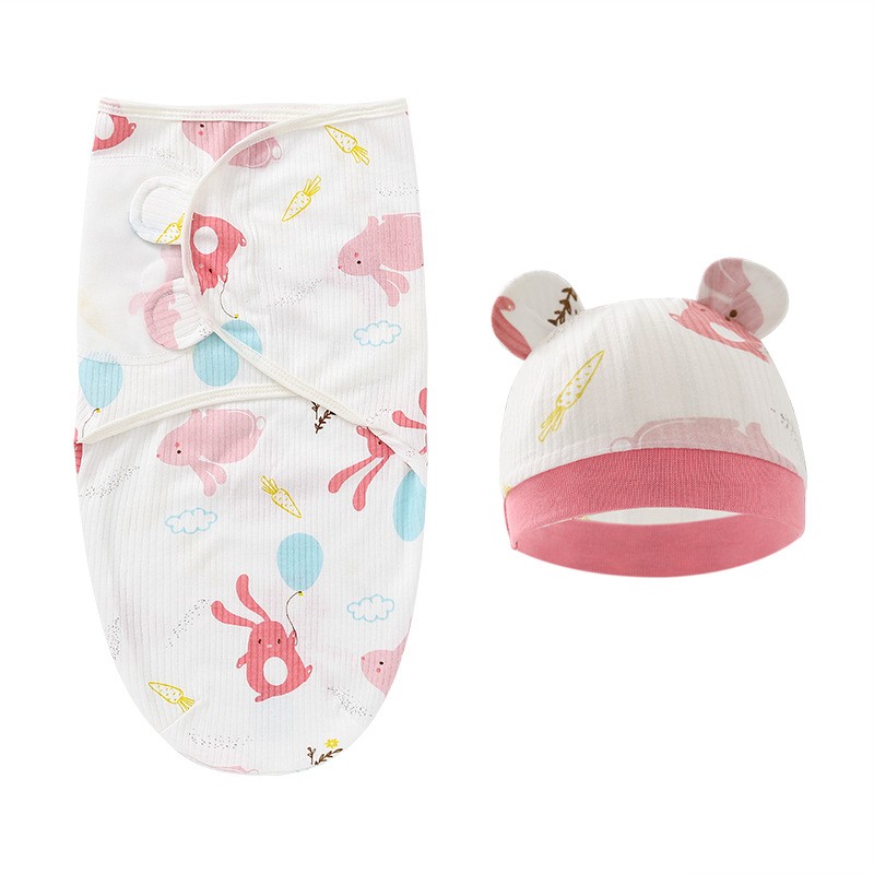 Newborn Swaddle Set Factory - Blankets Hats Sets Receiving Blanket Swaddle Sack Gift