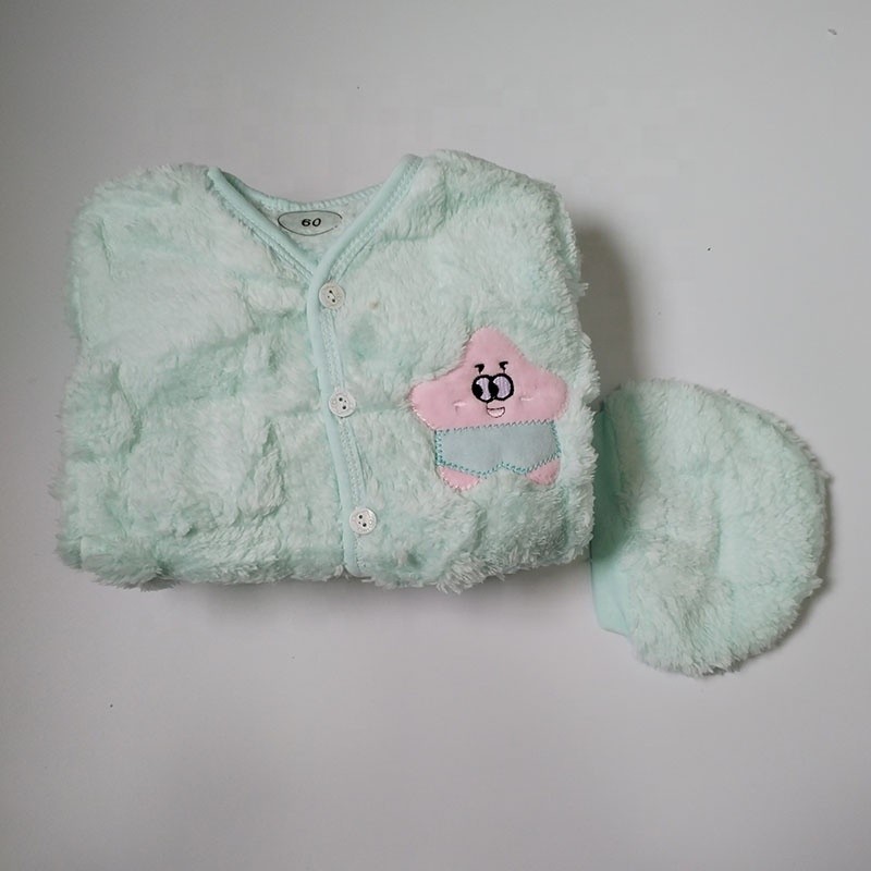 Baby Winter Set Supplier - 5Pcs Long Fleece Newborn Clothes 2024 Layette Gift Set