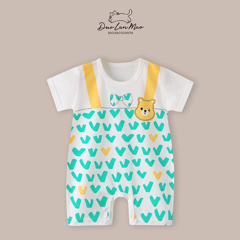 Baby Romper Factory - New Summer Short Sleeve Long Sleeve Jumpsuit Playsuit Bodysuits