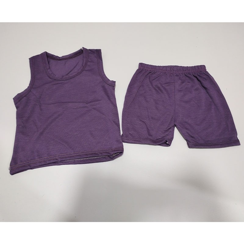 Baby Clothes Set Manufacturer - 2-Piece Summer Sleeveless Tops Shorts Unisex Outfits