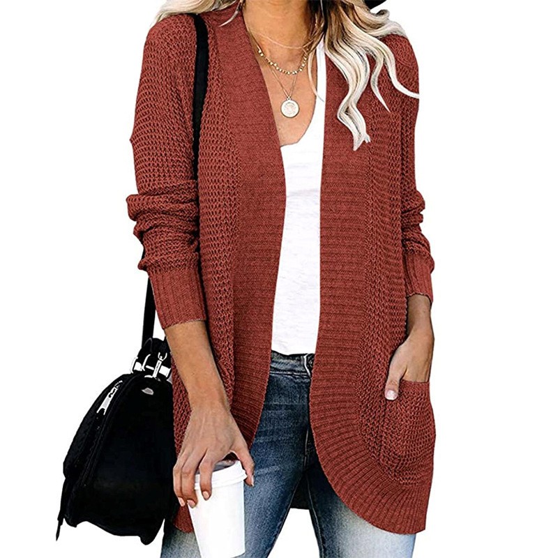 Women's Sweaters Manufacturer - Wholesale Stocks Long Sleeve Plus Size Cardigans