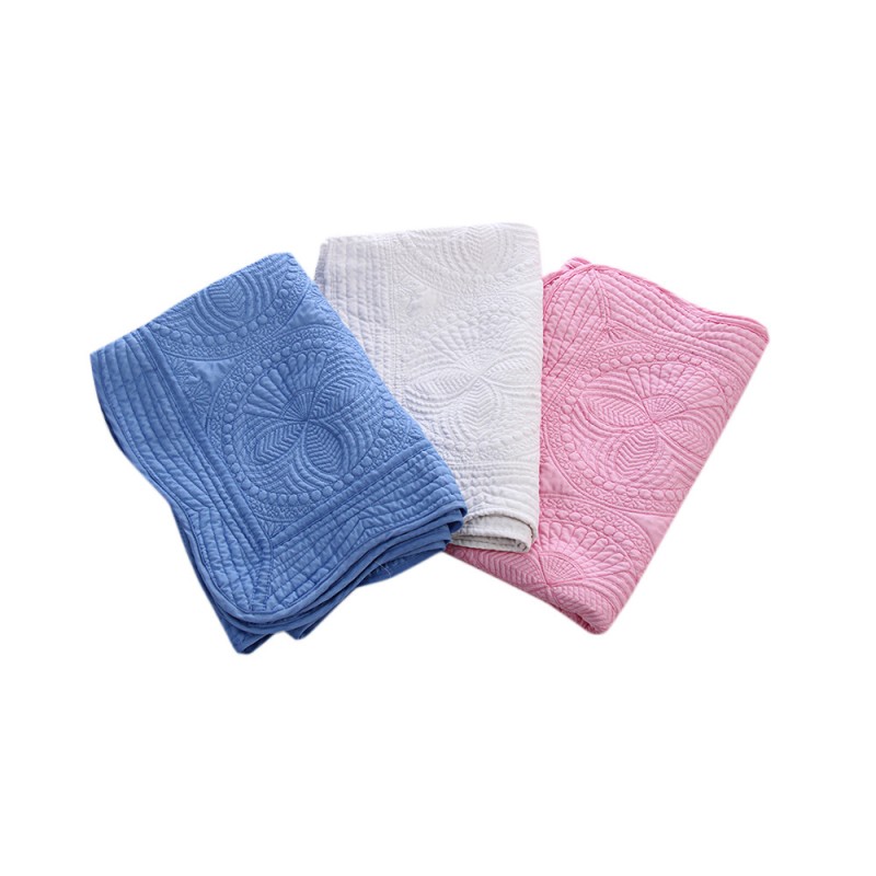 Baby Blanket Manufacturer - Wholesale Embroidery Cotton Toddlers Quilt Lightweight