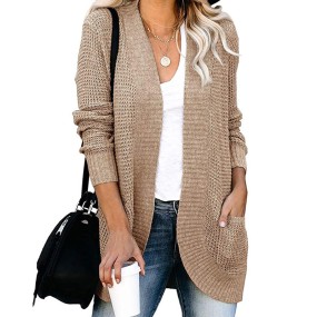 Women's Sweaters Manufacturer - Wholesale Stocks Long Sleeve Plus Size Cardigans