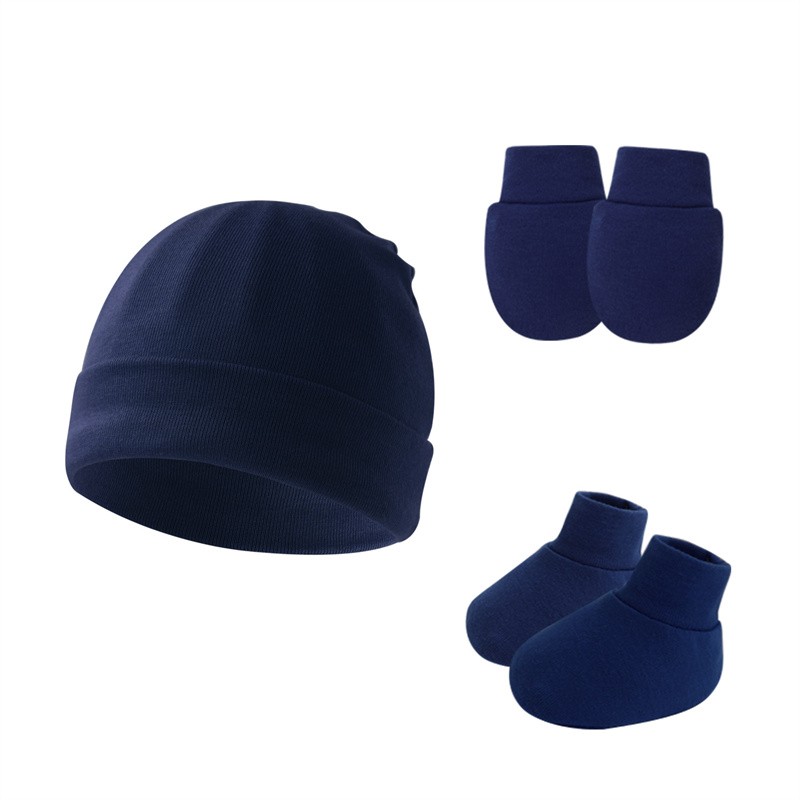 Baby Knitted Hats Manufacturer - Wholesale Solid Color Girl Hats Newborn Fetal Hat