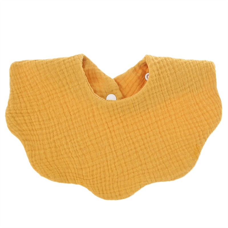 Baby Lace Bib Supplier - Hot Selling Custom Soft Cotton Gauze Muslin Bib Newborn Gift
