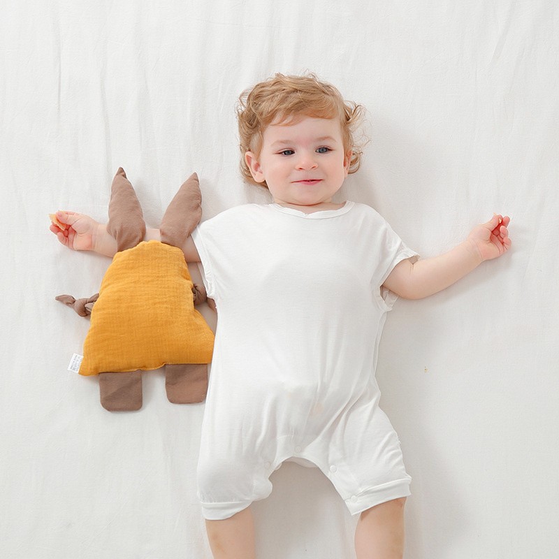 Baby Soothing Towel Manufacturer - Muslin Cotton Companion Sleeping Plush Doll