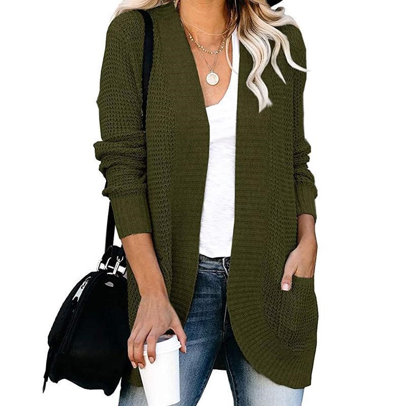 Women's Sweaters Manufacturer - Wholesale Stocks Long Sleeve Plus Size Cardigans