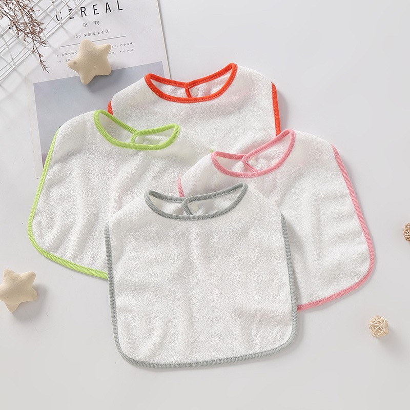 Baby Burp Cloths Manufacturer - Cotton Saliva Towel Single Layer Snap Button Soft