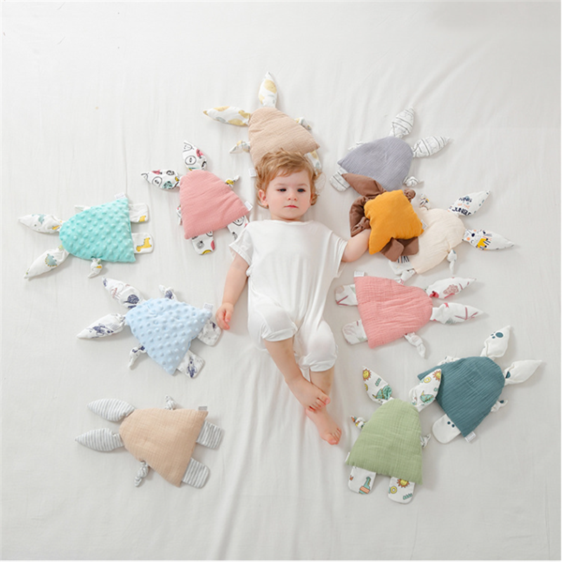 Baby Soothing Towel Manufacturer - Muslin Cotton Companion Sleeping Plush Doll