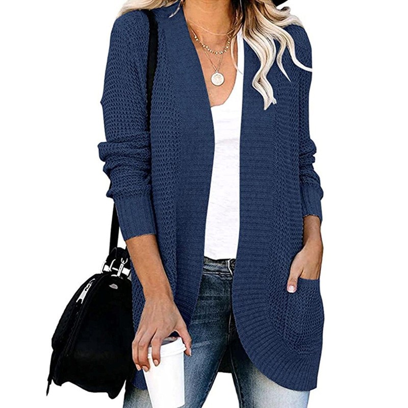 Women's Sweaters Manufacturer - Wholesale Stocks Long Sleeve Plus Size Cardigans