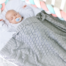 Baby Summer Blanket Manufacturer - New Knitted Hollow Hugging Windproof Cover Quilt
