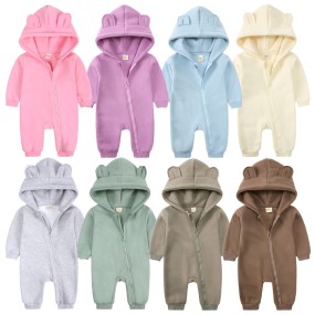 Baby Boys Rompers Supplier - Hot Selling Long Sleeve Thickness Winter Cotton Sleepsuit