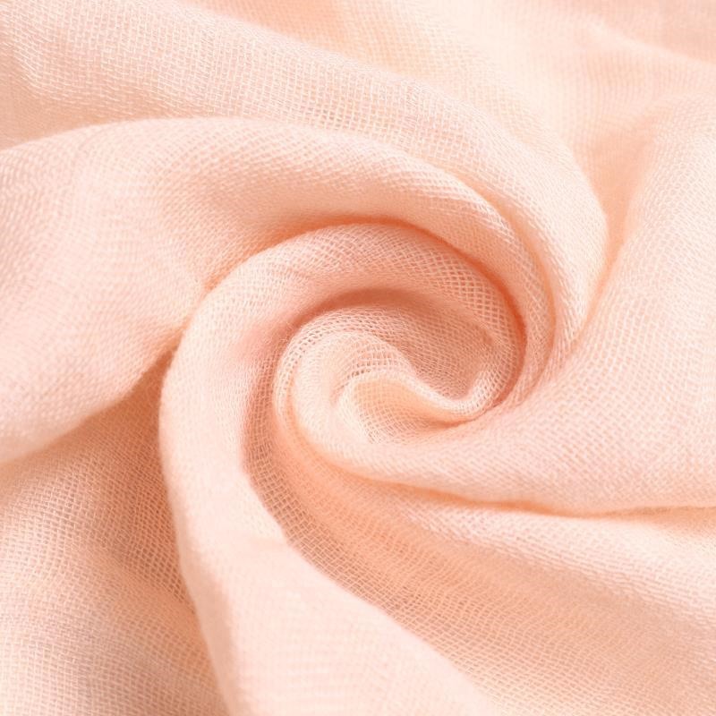 Baby Bath Towel Factory - Wholesale Plain 2-layer Bamboo Cotton Gauze Swaddling