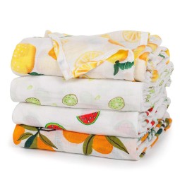 Baby Bamboo Blanket Supplier - Hot Selling Customize Muslin Swaddling Bath Towel