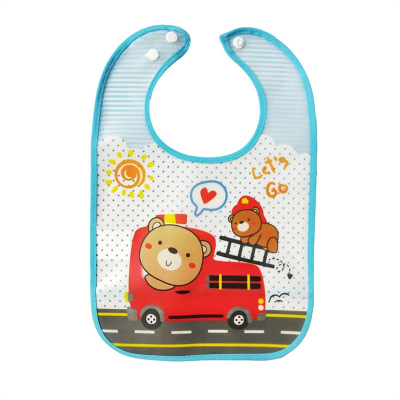 Baby Drool Bib Factory - Cartoon Feeding Bib Portable Washable EVA Bandana Bib