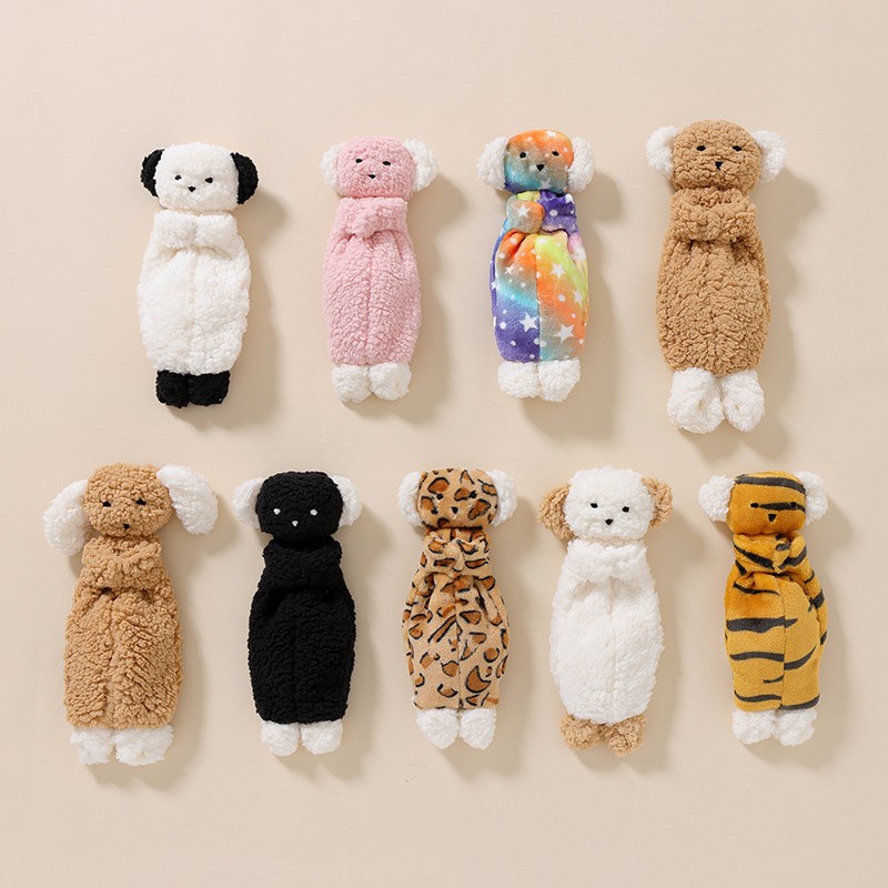 Baby Soothing Doll Supplier - Animal Towel Lamb Velvet Sleep Plush Doll Toys