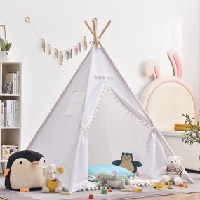Play Tent Supplier - Portable Cotton Canvas Toddler Tent