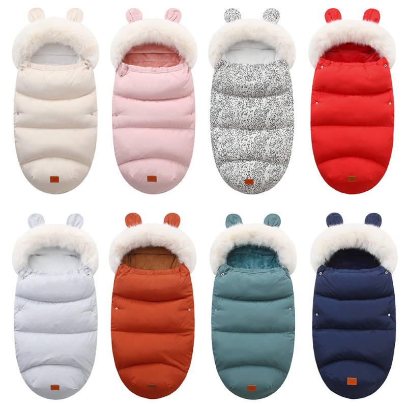 Sleeping Bag Factory - Winter Velvet Padded Button Closure