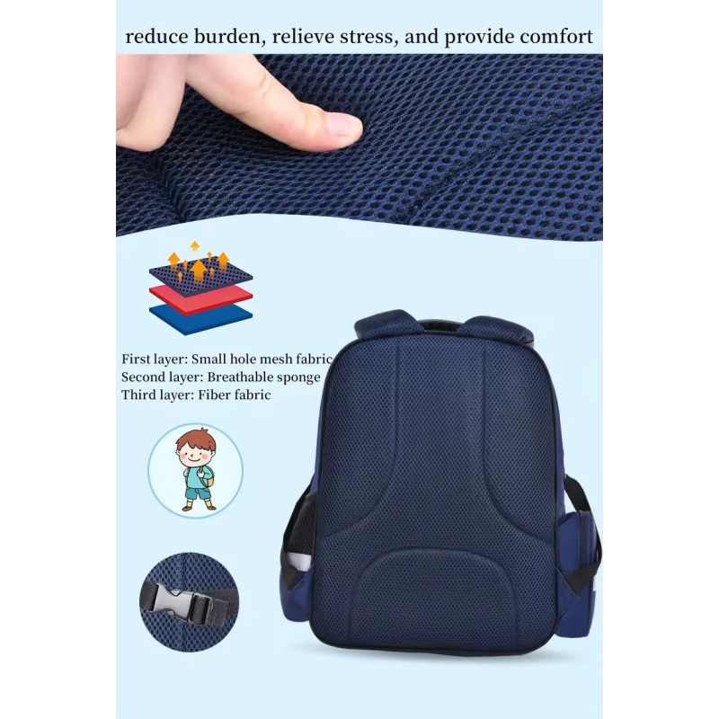 School Bag Supplier - Unisex Waterproof Custom Logo Cartoon