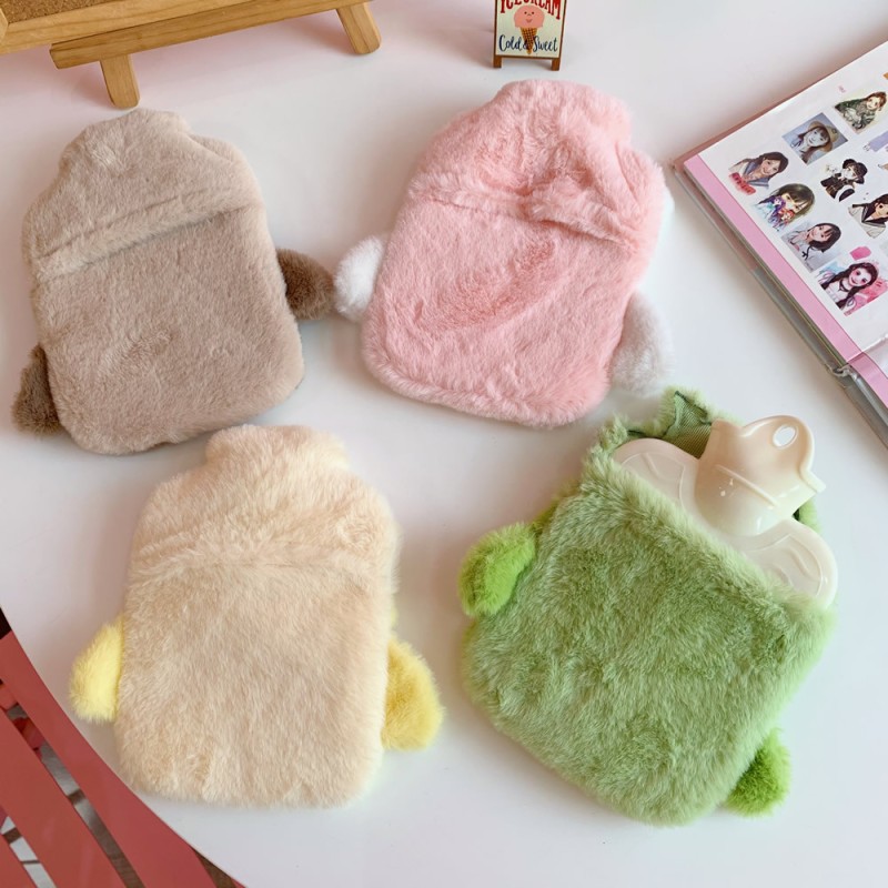 Hot Water Bag Supplier - Rubber Plush Cover Thermal Bottle