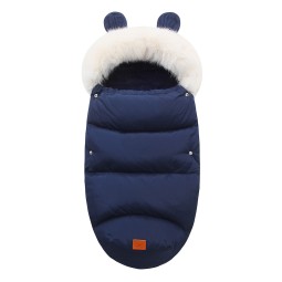 Sleeping Bag Factory - Winter Velvet Padded Button Closure
