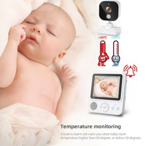Baby Monitor Supplier - Two-Way Voice Temperature Video Monitoring