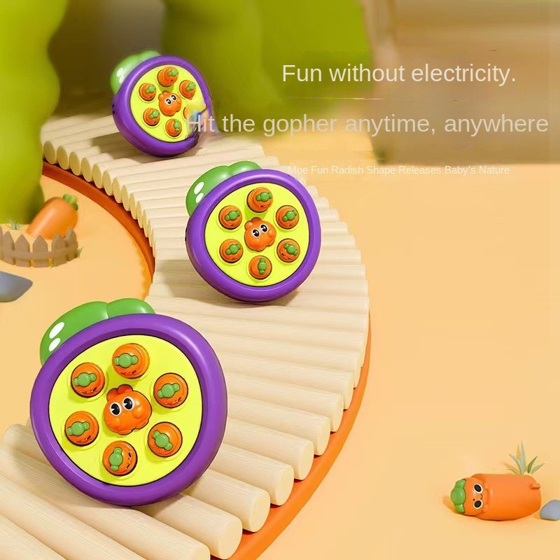 Hammering Toy Factory - Handheld Gopher Machine Music Puzzle