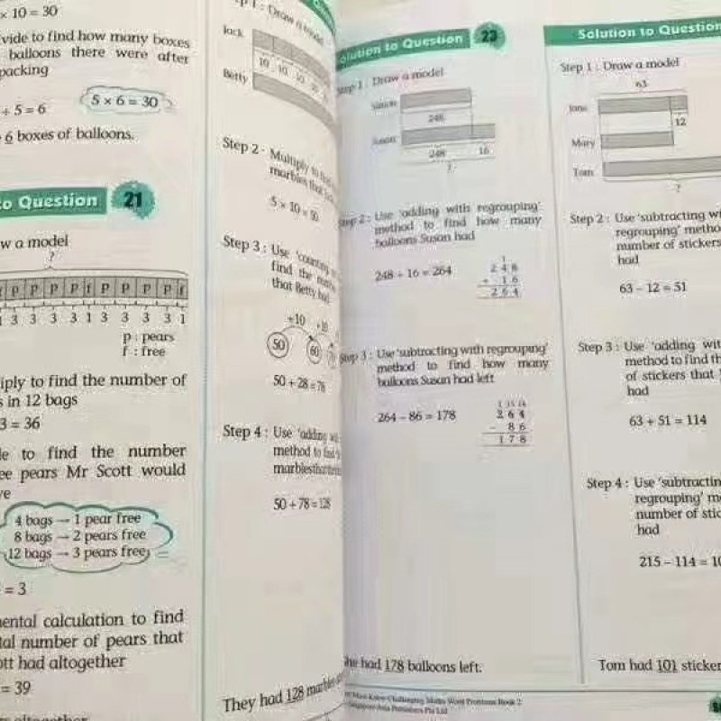 Mathematics Book Manufacturer - Singapore Math Grade 1-6 Challenging Problems