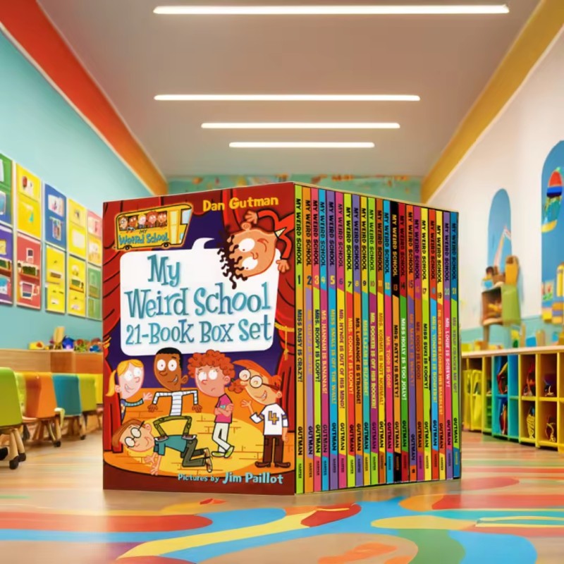 English Books Factory - 21-book Box Set Kids Reading