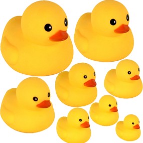 Bath Toys Supplier - PVC Colour Changing Floating Rubber Ducks
