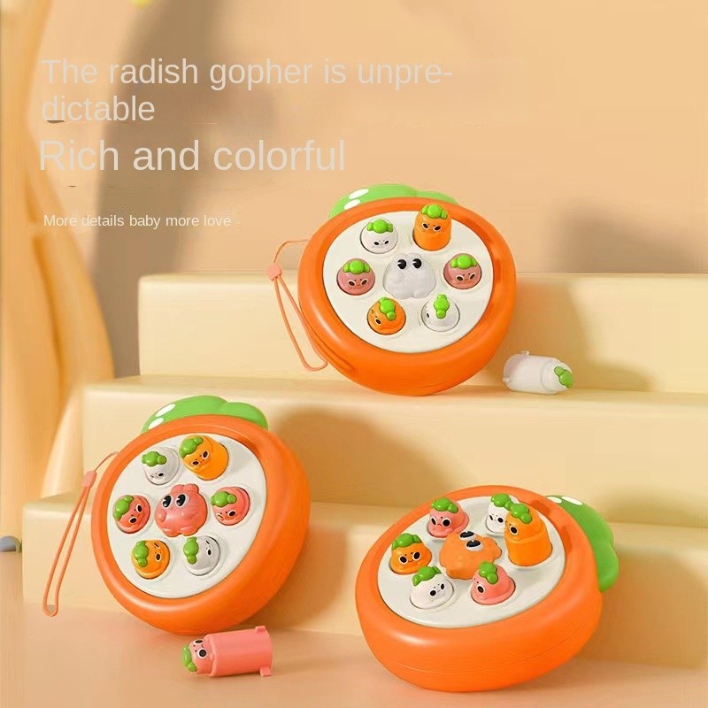 Hammering Toy Factory - Handheld Gopher Machine Music Puzzle