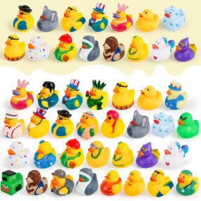 Rubber Duck Factory - Plain Bulk 3 Inch PVC Bath Toy
