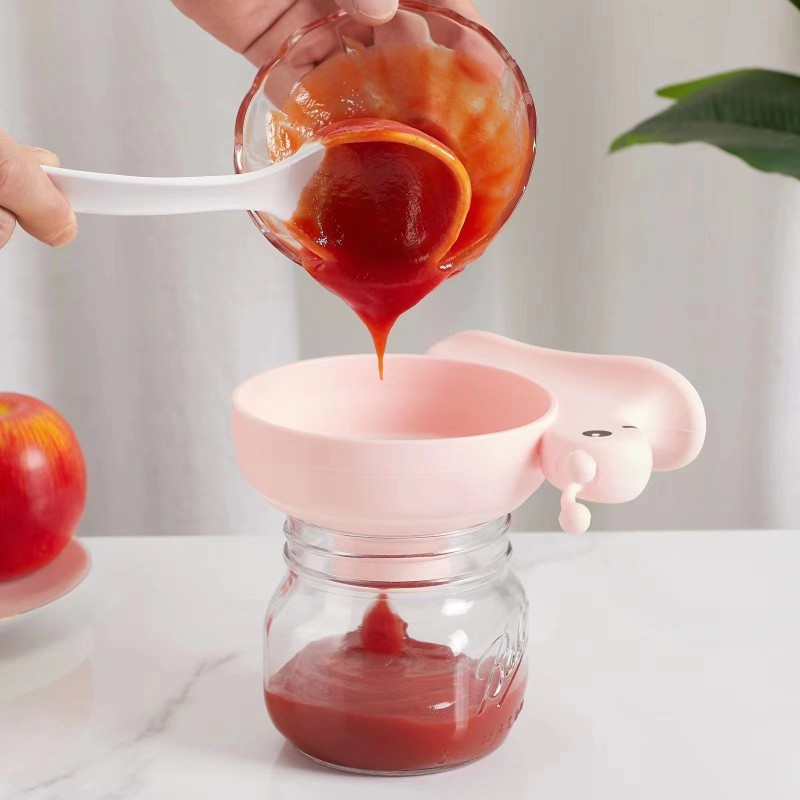 Silicone Funnel Manufacturer - Cute Snail Foldable Kitchen Utensil