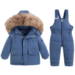 Baby Suit Supplier - Winter Cold-Proof Zipper Jumpsuit 1-5 Years