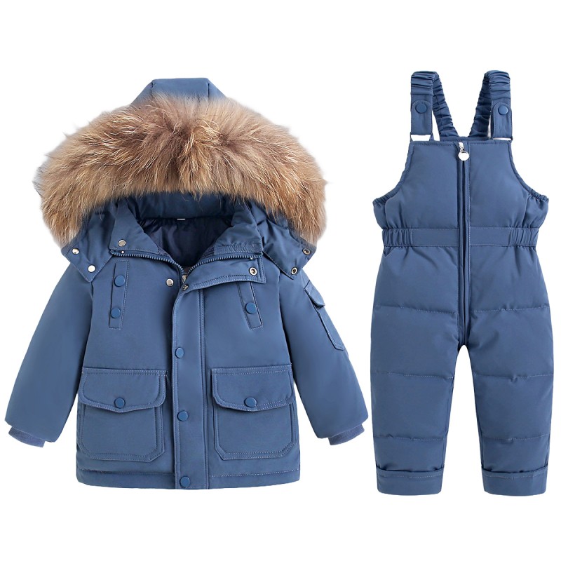 Baby Suit Supplier - Winter Cold-Proof Zipper Jumpsuit 1-5 Years