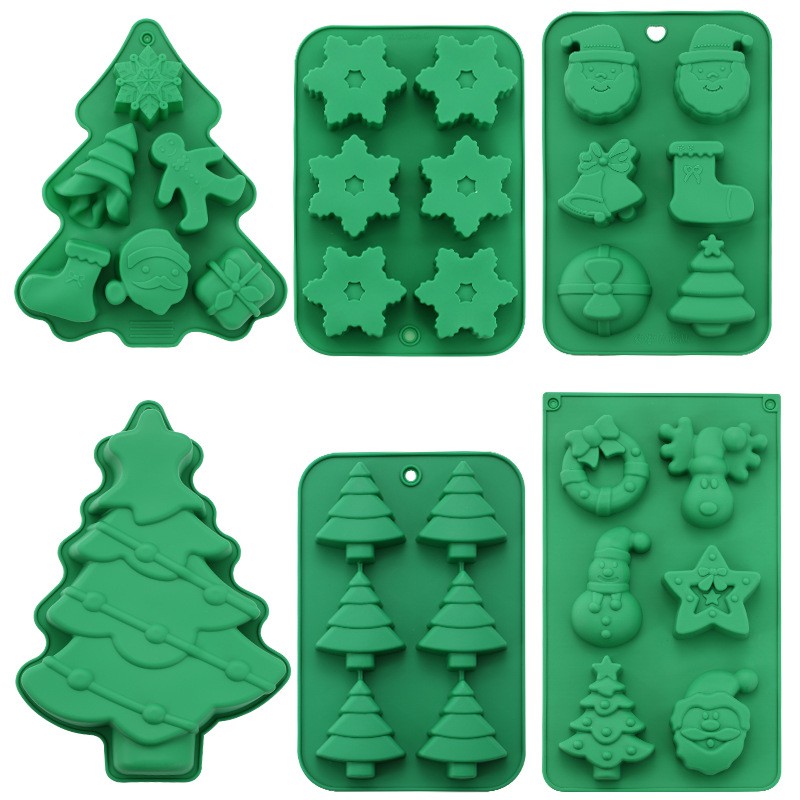 Christmas Mold Supplier - Silicone Tree Gingerbread Snowflake
