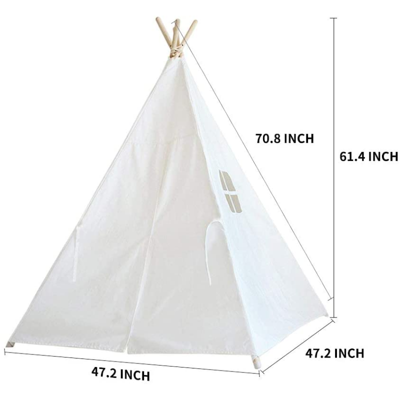 Kids Tent Supplier - Indoor Outdoor Canvas Teepee Play