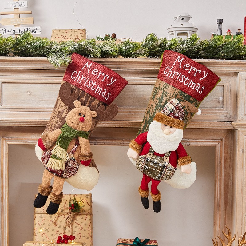 Christmas Stocking Factory - Festive Tree Pendant Candy Bag