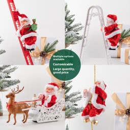 Santa Claus Toy Supplier - Electric Ladder Christmas Decoration Gift