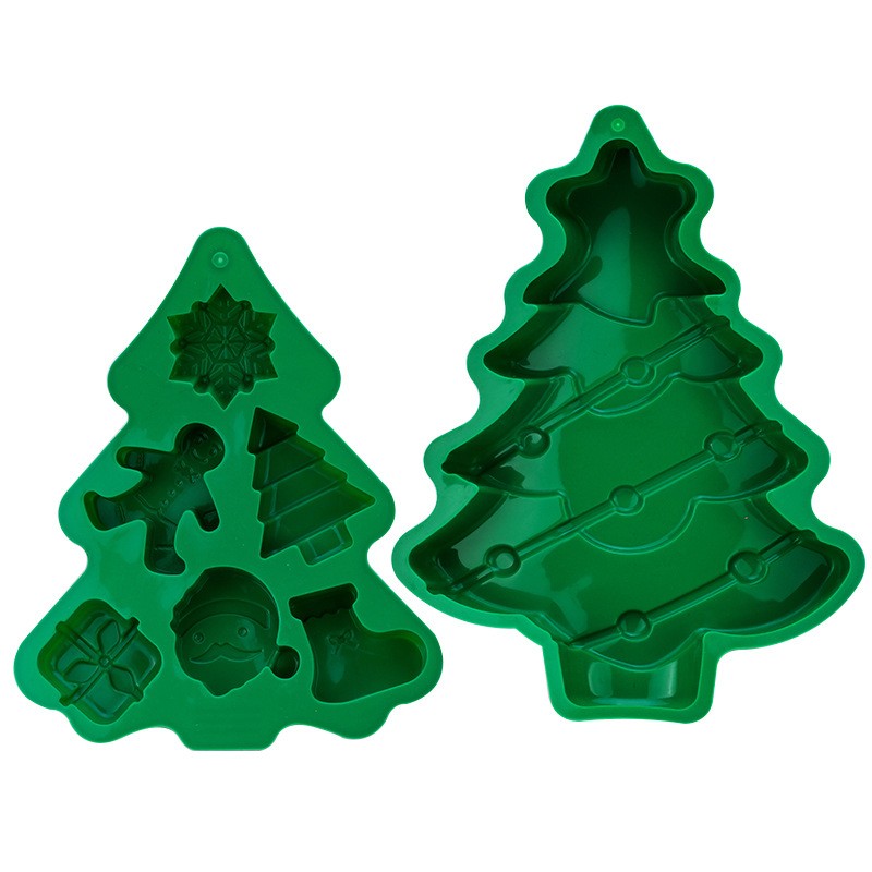 Christmas Mold Supplier - Silicone Tree Gingerbread Snowflake